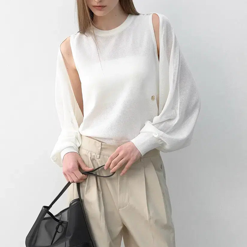 [BUNJANG] Atelier Nine Essential Rudy Knit Bolero Set / 아틀리에나인 에센셜 루디 니트 볼레로 세트