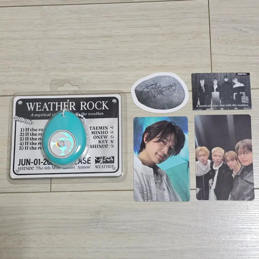 [BUNJANG] SHINee Atmos Weather Rock Ver. Minho Photocard / 샤이니 앨범 애트모스 웨더락 (민호 버전)