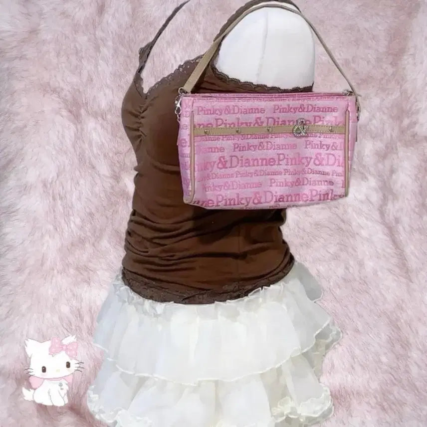[BUNJANG] Pinky & Dian Classic Pink Mini Bag / 핑키앤다이안 갸루 고전 핑크 미니백