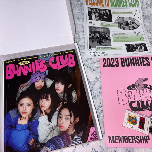 [BUNJANG] NewJeans Bunnies Club 2023 Membership Kit Photocard / 뉴진스 버니즈클럽 2023 멤버쉽키트 회원카드 포함