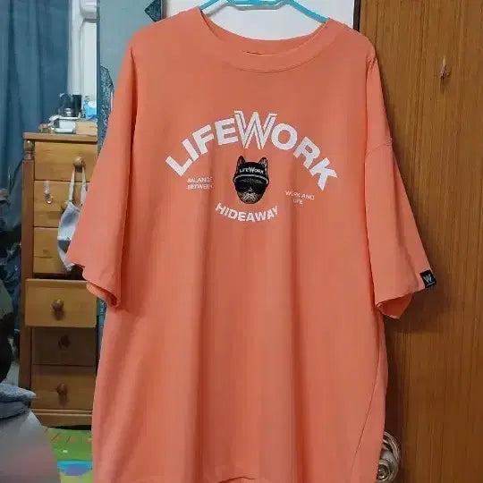 [BUNJANG] Life Work Cotton T-shirt (Unisex) M / 라이프 워크 면 티셔츠 남여공용.M