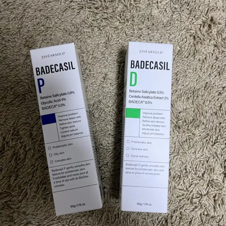 [BUNJANG] 23yearsold Badecasil D/P Cream Set / 23yearsold 바데카실 D/P 크림 세트 (새 상품)