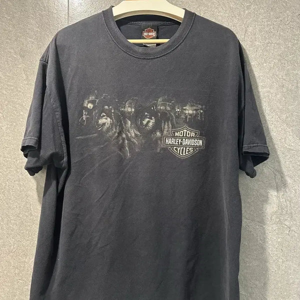 [BUNJANG] Harley-Davidson Short-Sleeve T-Shirt Black XL / 할리데이비슨 반팔 티셔츠 블랙