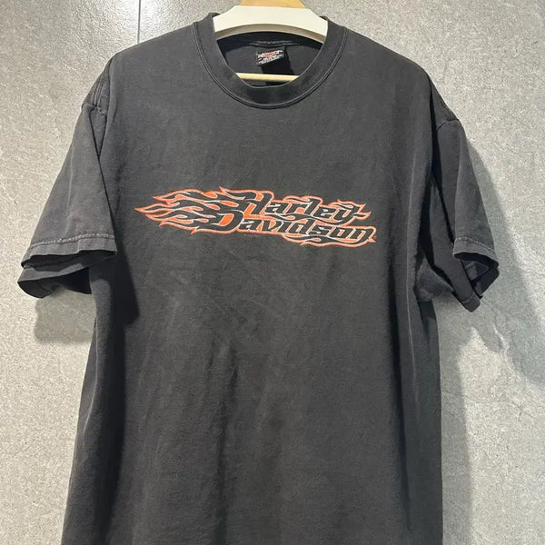 [BUNJANG] Harley-Davidson Short Sleeve T-Shirt Black XL / 할리데이비슨 반팔 티셔츠 블랙