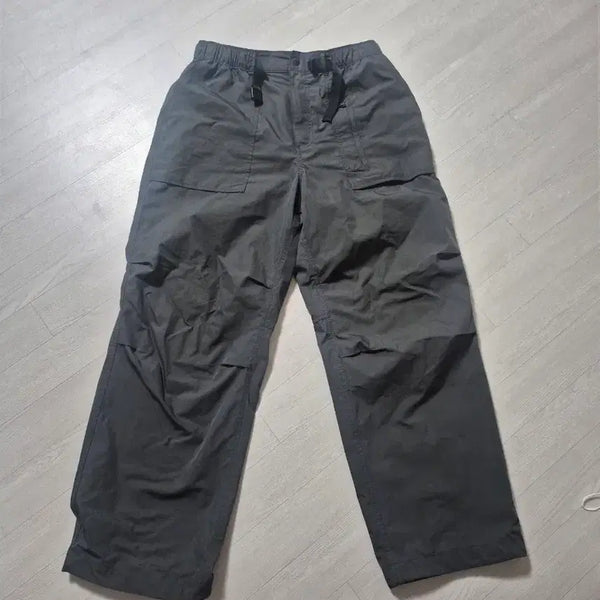[BUNJANG] SPAO Wide Parachute Pants L (Dark Grey) / 스파오  와이드 파라슈트 팬츠 L