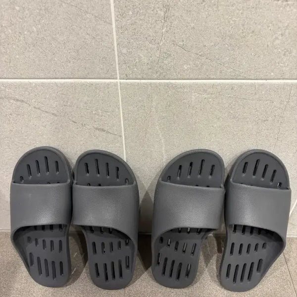 [BUNJANG] Dearce Gray Bathroom Slippers (260mm) - Bundle Set / 디어커스 그레이 욕실 슬리퍼 260 2개 일괄판매