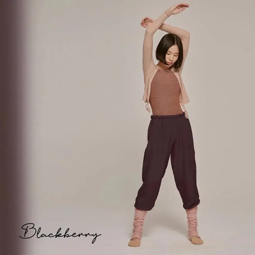 [BUNJANG] SMK Cupro Pants Black-berry / SMK 쿠프로 팬츠
