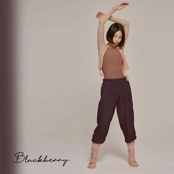 [BUNJANG] SMK Cupro Pants Black-berry / SMK 쿠프로 팬츠