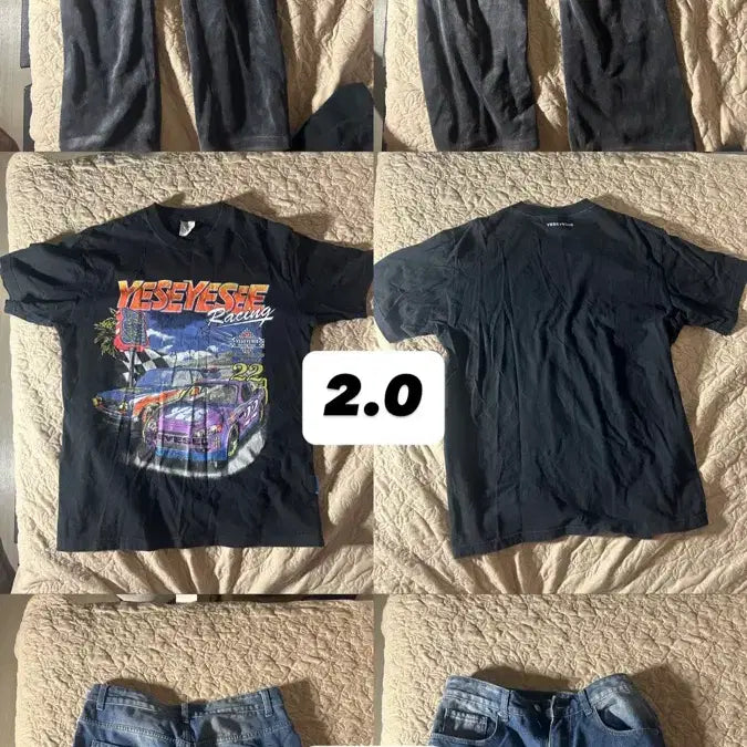 [BUNJANG] T-shirts, Shorts, Pants Bundle Set / 옷 일괄 판매
