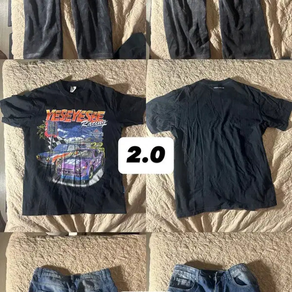 [BUNJANG] T-shirts, Shorts, Pants Bundle Set / 옷 일괄 판매