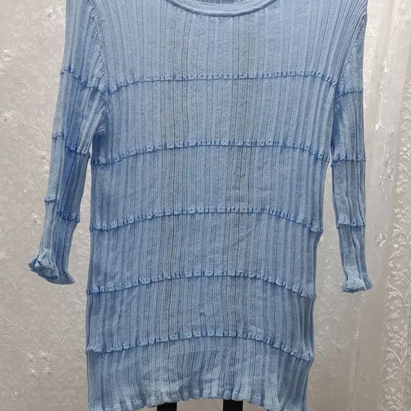 [BUNJANG] MICHAA Pleated Knit Top - Size 55 / MICHAA 플리츠니트 55
