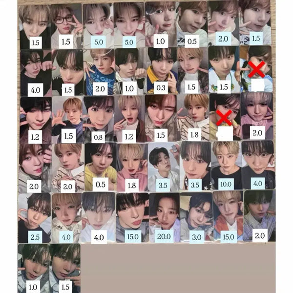 [BUNJANG] NCT WISH Steady Candy Ode to Love Singapore Lucky Draw Yushi Sion Riku Yushi Jaehee Sakuya Photocard / 엔시티위시스테디컬러오드투러브이즈위싱가포르당첨자시온리쿠유우시재희료사쿠야포카