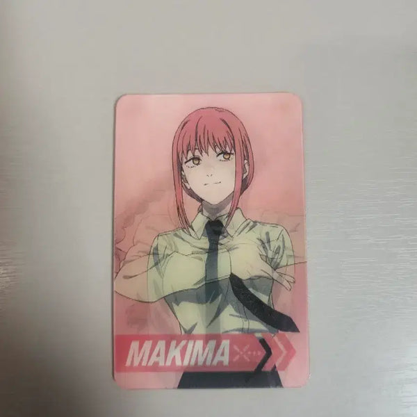 [BUNJANG] Chainsaw Man Makima Lenticular Photocard / 체인소맨 전시회 마키마 렌티큘러 포토카드
