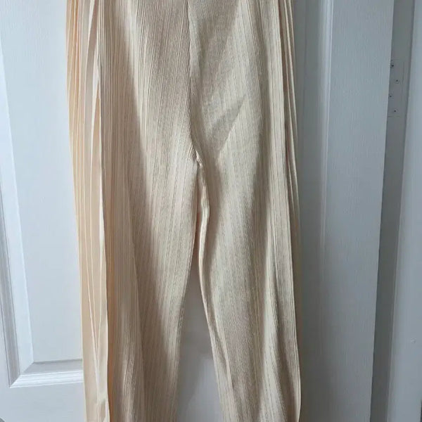 [BUNJANG] Ivory Pleated Pants / 아이보리 플리츠팬츠