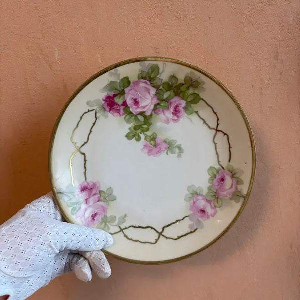 [BUNJANG] 1890s Royal Rudolstadt Salad Plate / 1890년대 독일 앤틱 로열 루돌슈타트 샐러드 접시
