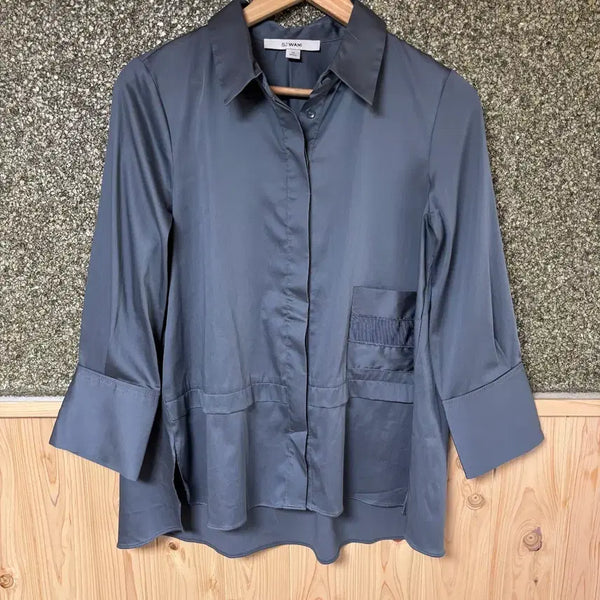 [BUNJANG] SJ Wani Grey Women's Shirt / (55-66) SJ wani 그레이 여성 셔츠