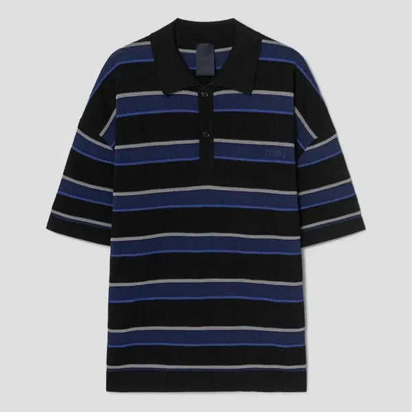 [BUNJANG] Juun.J Tikhala Stripe L Shirt / 새상품 L 준지 티칼라 스트라이프 블루