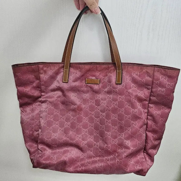[BUNJANG] Gucci GG Logo Canvas Shoulder Bag / (정품) 구찌 GG 로고 캔버스 숄더백