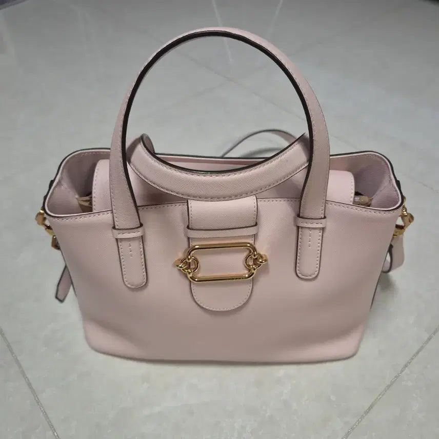 [BUNJANG] Lovecat Pink Tote Bag Shoulder Bag / 러브캣 핑크 토트백 숄더백