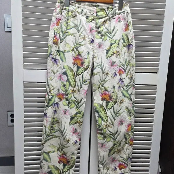 [BUNJANG] SJ WANI Flower Cotton Pants / SJ WANI  에스제이와니  플라워 면바지