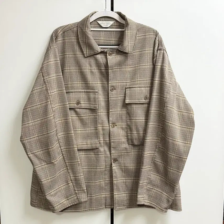 [BUNJANG] Lafayette Store Check Pattern Shirt Jacket M / 라퍼지스토어 체크 패턴 셔츠 자켓  M