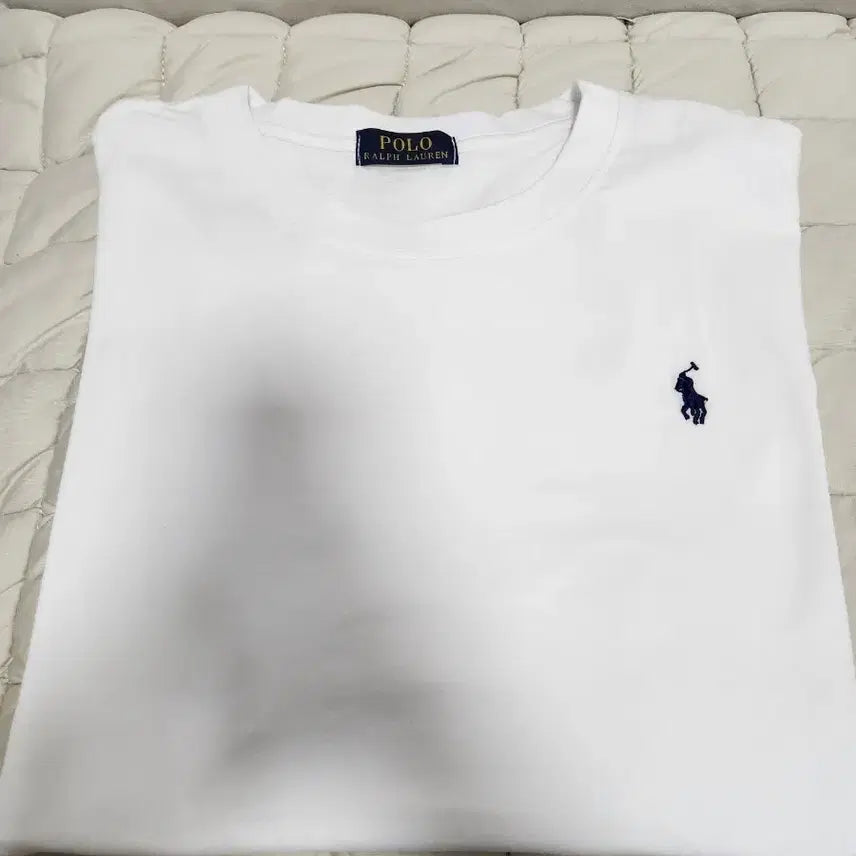 [BUNJANG] Polo Ralph Lauren White Short Sleeve T-Shirt L / [미착용&새제품] 폴로 랄프로렌 화이트 반팔티 L 사이즈사진참고