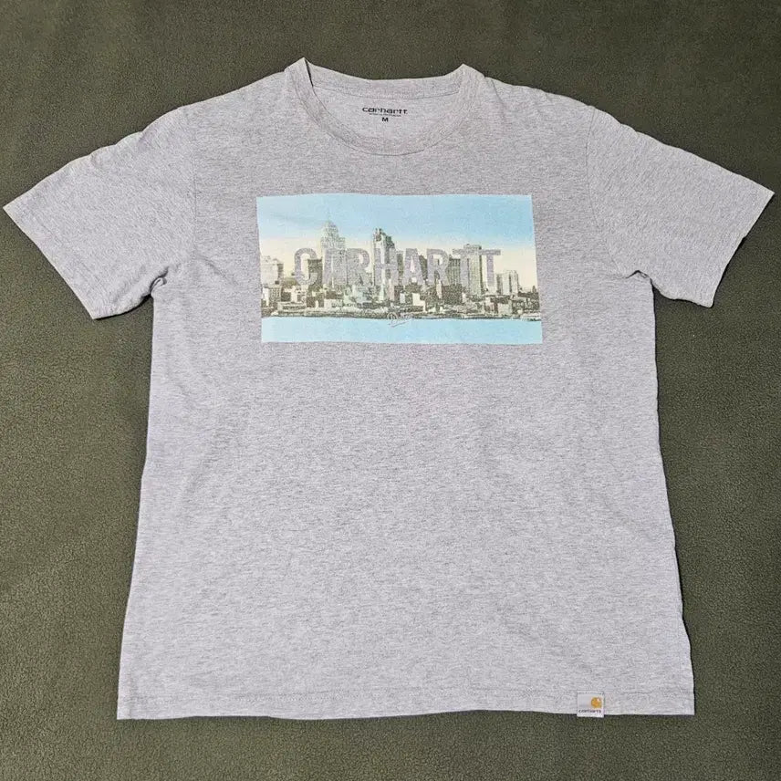 [BUNJANG] Carhartt WIP Detroit Skyline Short Sleeve T-Shirt M (100) / 칼하트wip 디트로이트 스카이라인 반팔 티셔츠 M(100)