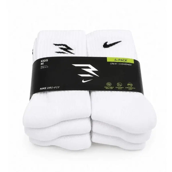 [BUNJANG] Nike Dri-FIT Crew Cushioning Socks (6-Pack) / 나이키 양말 6개입 드라이핏 크루 쿠셔닝