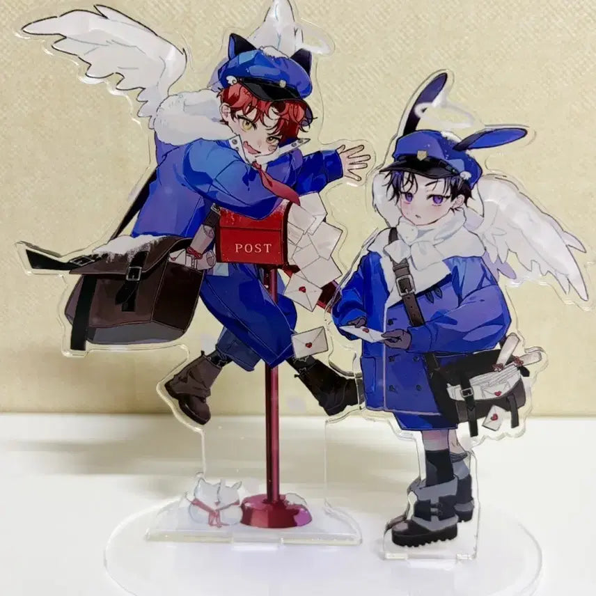 [BUNJANG] Debut or NotDebut (DEMO Project) Aegyo-nim Maknae Line Angel Post Acrylic Stand Rabin Eugene / 데못죽 에긍님 막내즈 엔젤 포스트 아크릴 스탠드 래빈 유진