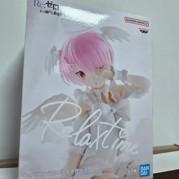 [BUNJANG] Re:Zero Rem Relax Time Sweet Angel Figure (Sealed) / 미개봉)리제로 람 릴렉스 타임 스위트 엔젤 천사