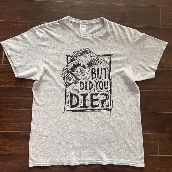 [BUNJANG] US Vintage Off-Road Car Humor T-Shirt - Size L / [L] 미국 빈티지 오프로드 카 유머 티셔츠