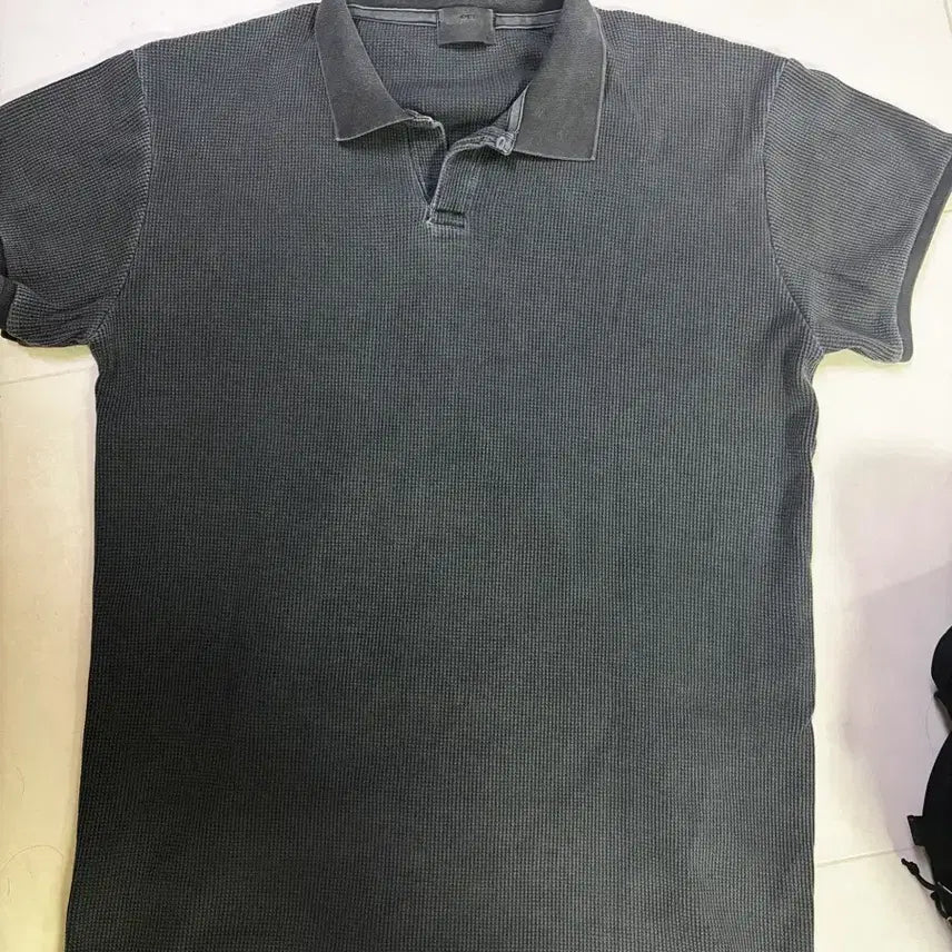 [BUNJANG] Heist Polo T-Shirt Khaki Size 2 / (2) 헤이스트 폴로티 카키 2사이즈