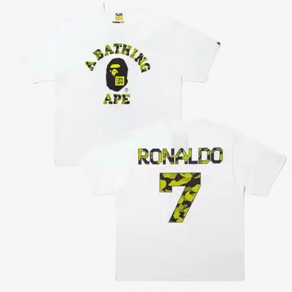 [BUNJANG] BAPE x CR7 Ronaldo Short Sleeve T-Shirt L / 베이프xCR7(호날두) 반팔 티셔츠 L
