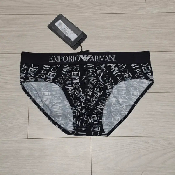 [BUNJANG] Emporio Armani Repeat Logo Briefs - Size M / [M] Emporio Armani 삼각 팬티 브리프 리피트 로고 엠포리오 아르마니