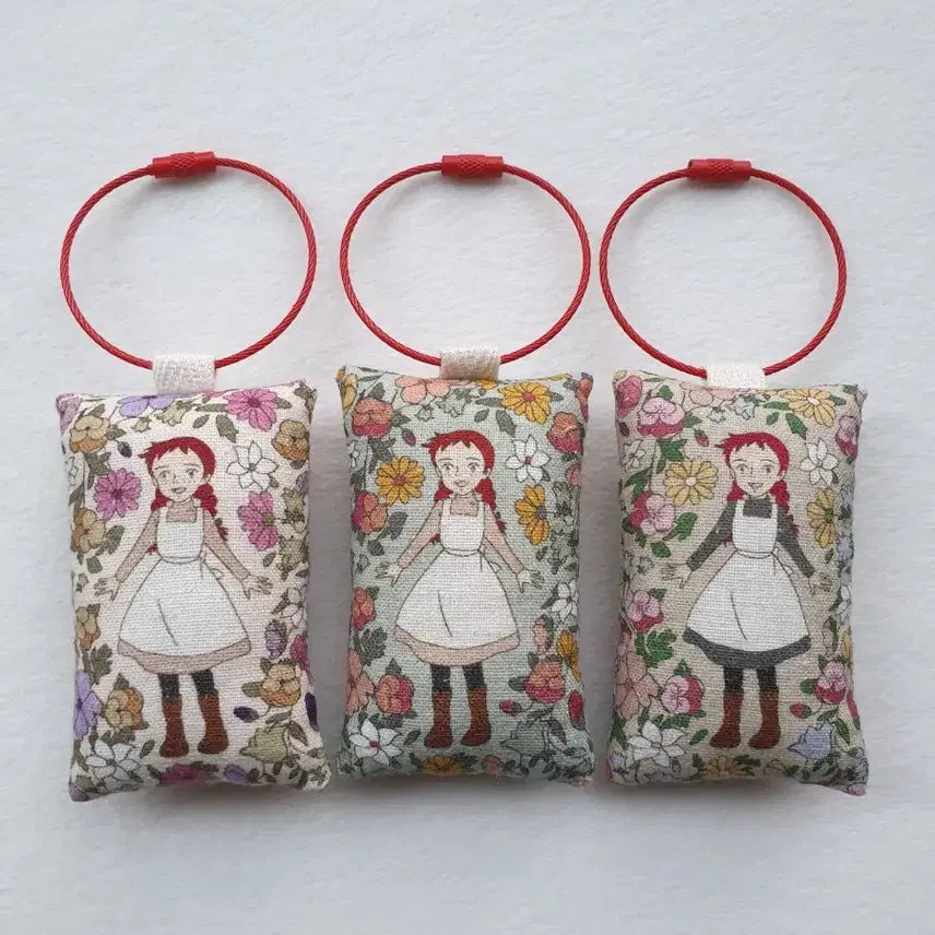[BUNJANG] Handmade Anne of Green Gables Keyring/Bag Charm / [할인/~7.5(일)] 핸드메이드 빨간머리앤 키링/백참_개당