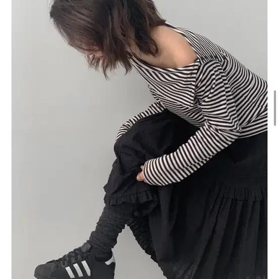[BUNJANG] Daily Jew Glitter Popcorn Skirt / 데일리쥬 글리츠 팝콘 스커트