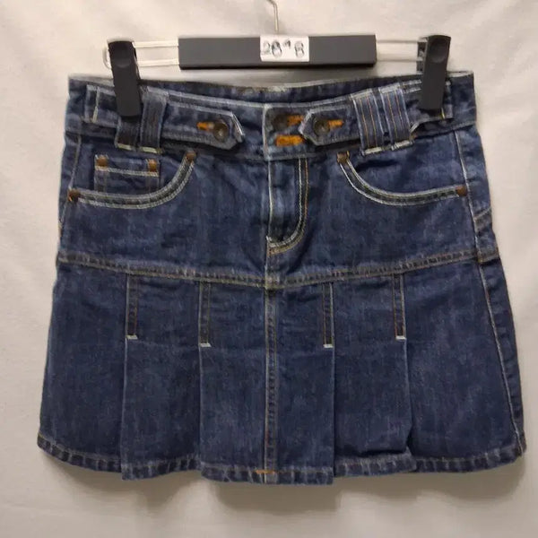 [BUNJANG] 28 Denim Pleated Skirt / 새상품 28 청치마 플리츠 데님 스커트 개당