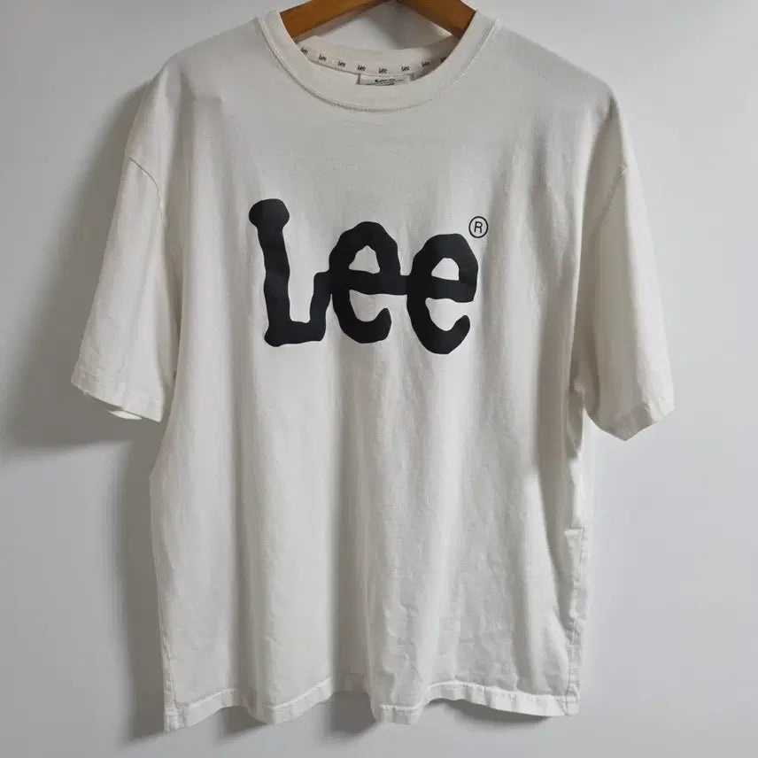 [BUNJANG] Lee Big Twitch Logo T-Shirt White L / [정품/L] Lee 리 빅 트위치 로고 반팔 티셔츠 화이트