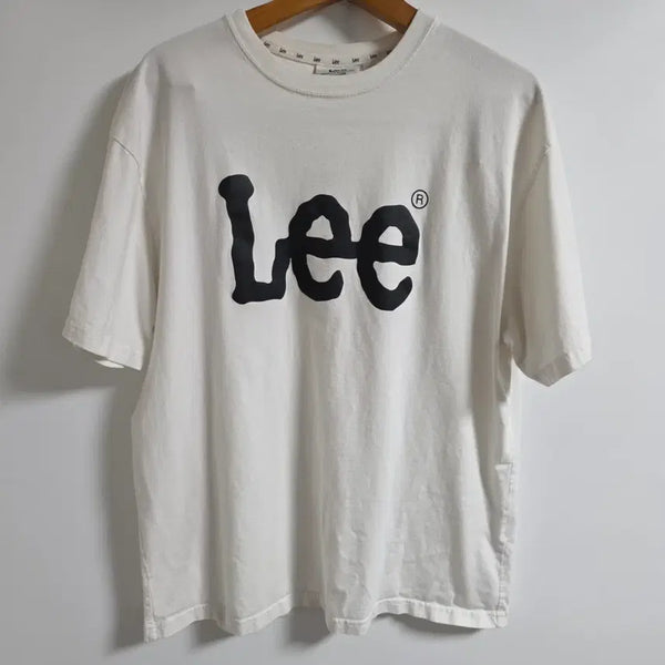 [BUNJANG] Lee Big Twitch Logo T-Shirt White L / [정품/L] Lee 리 빅 트위치 로고 반팔 티셔츠 화이트