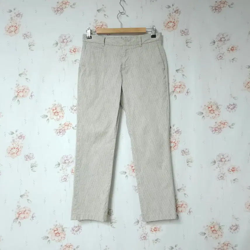 [BUNJANG] W Wide Angle Women's Striped Golf Pants / 30)와이드앵글 여성 팬츠