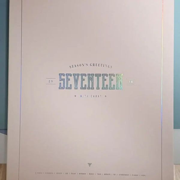 [BUNJANG] Seventeen 2018 Season's Greetings Calendar / 세븐틴 2018 시즌그리팅 시그