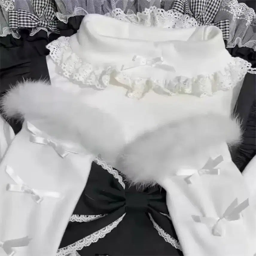 [BUNJANG] Lolita Chinese Brand Cutsew White M / 로리타 중브 컷소어 화이트