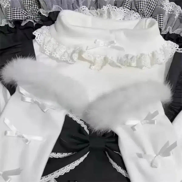 [BUNJANG] Lolita Chinese Brand Cutsew White M / 로리타 중브 컷소어 화이트