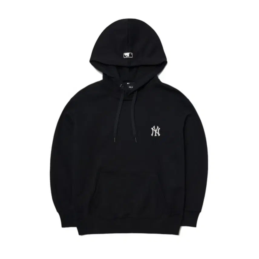 [BUNJANG] MLB Basic Small Logo Oversized Hoodie / 공용 MLB 베이직 스몰로고 오버핏 후드티