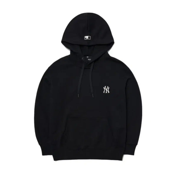 [BUNJANG] MLB Basic Small Logo Oversized Hoodie / 공용 MLB 베이직 스몰로고 오버핏 후드티