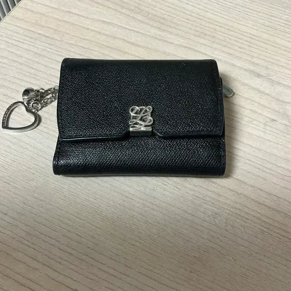[BUNJANG] Louis Quatorze Purple Wallet with Heart Charm / 루이까또즈 지갑