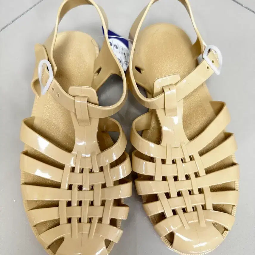 [BUNJANG] Meduse Jelly Shoes Sandals Beige / 젤리슈즈 메듀즈 샌들 37 새상품 베이지 아쿠아슈즈 230 235