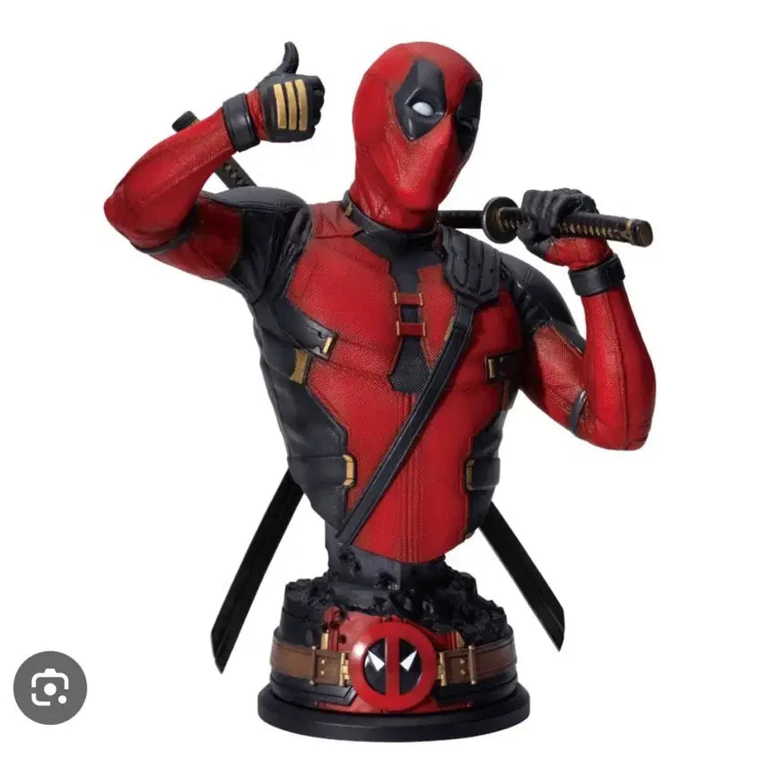[BUNJANG] Marvel Happy Lottery Deadpool & Wolverine Bust-Up Statue - Deadpool A Prize / 마블 해피쿠지 데드풀앤 울버린 버스트업 스테츄 데드풀a상