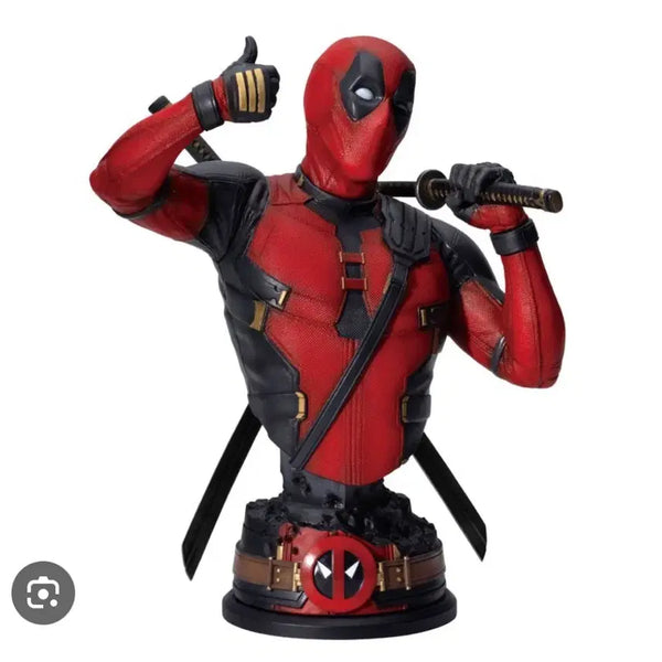 [BUNJANG] Marvel Happy Lottery Deadpool & Wolverine Bust-Up Statue - Deadpool A Prize / 마블 해피쿠지 데드풀앤 울버린 버스트업 스테츄 데드풀a상