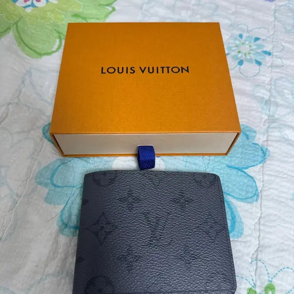 [BUNJANG] Louis Vuitton Slender Wallet Monogram Eclipse / 급처)) 루이비통 슬렌더 월렛 모노그램 이클립스 반지갑 크림판 새상품급
